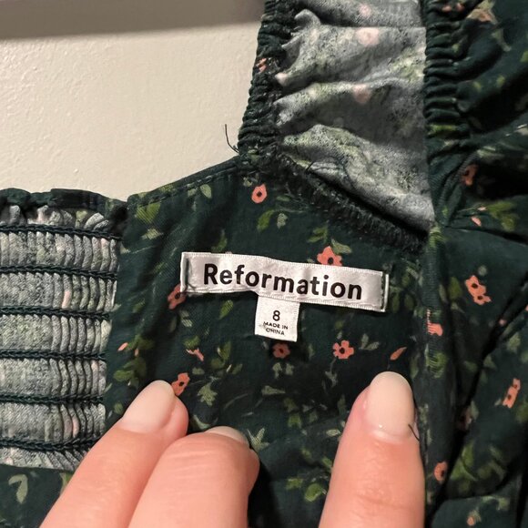 Reformation Joi Top Size 8 Color Coriander - Picture 3 of 5